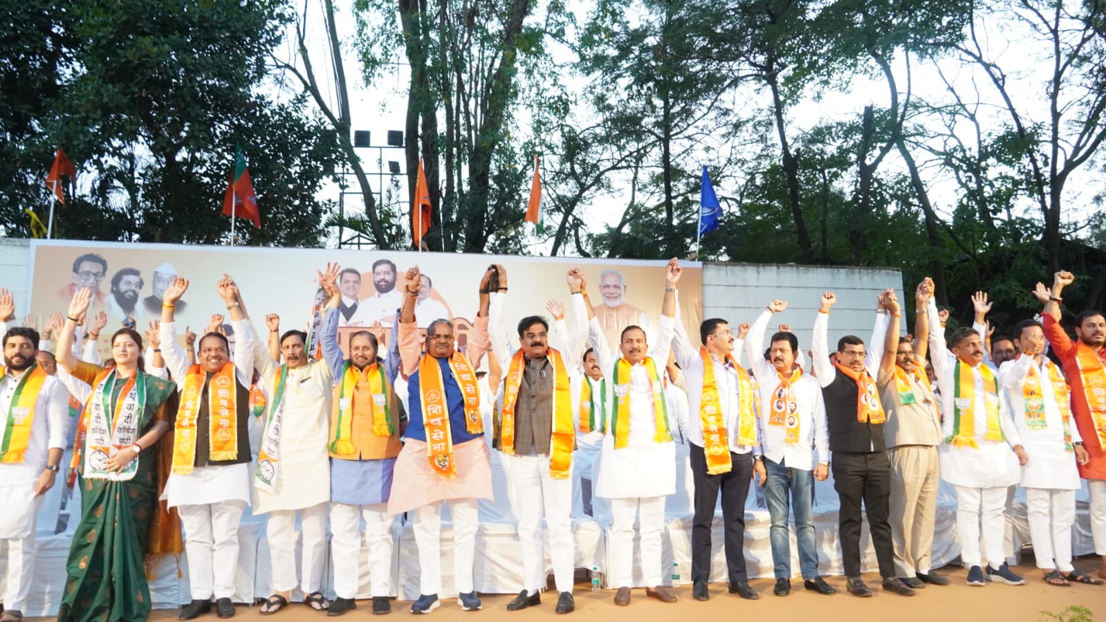 Mahayuti Melava Pune | माझ्या नावातच राम;  इतके वर्ष वनवासात होतो; आता मोदींमुळे व्यवस्थित बाहेर आलो | रामराजे नाईक निंबाळकर