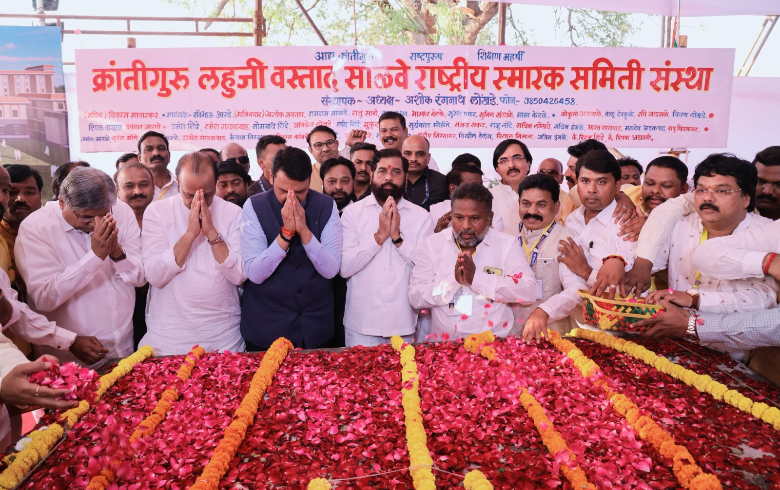 Lahuji Vastad Salve Smarak | आद्य क्रांतीगुरू लहुजी वस्ताद साळवे यांच्या स्मारकाचे मुख्यमंत्री एकनाथ शिंदे यांच्या हस्ते भूमिपूजन