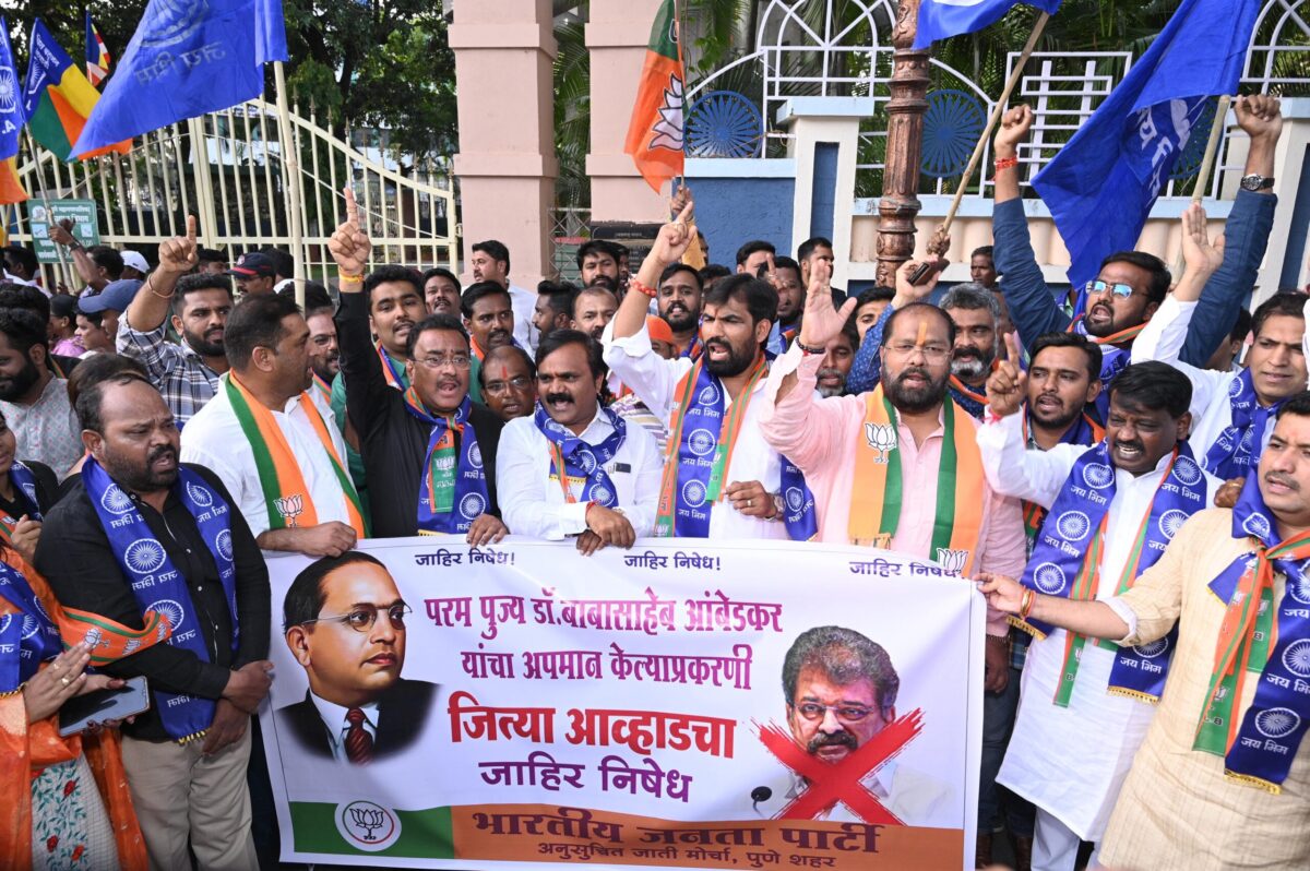Jitendra Awhad | जितेंद्र आव्हाड यांच्यावर राष्ट्रीय सुरक्षा कायद्यानुसार कारवाई करावी | आमदार राम सातपुते