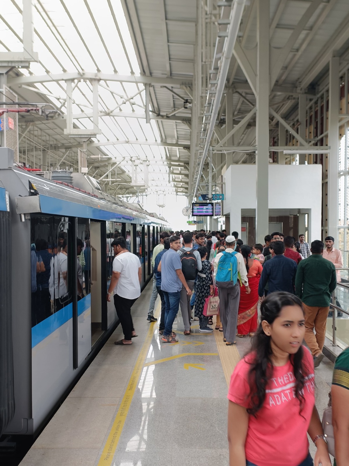 The daily passenger count of Pune Metro is over 90 thousand