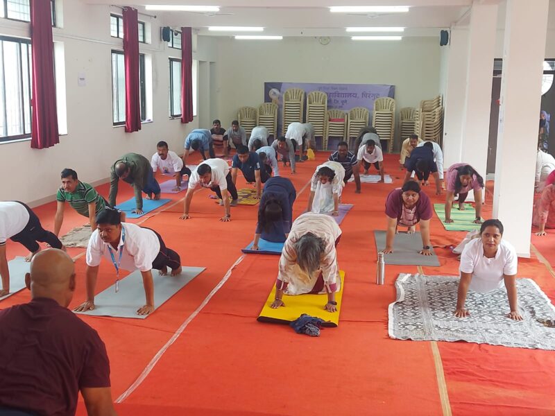 International Yoga Day 2024 | अनंतराव पवार महाविद्यालयात ‘आंतरराष्ट्रीय योग दिन’ साजरा