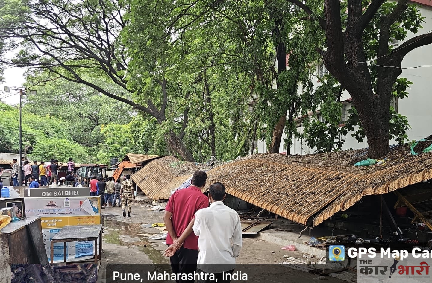 PMC Encroachment action on JM Road | जंगली महाराज रस्त्यावर असलेली चौपाटी उध्वस्त | महापालिकेची कारवाई