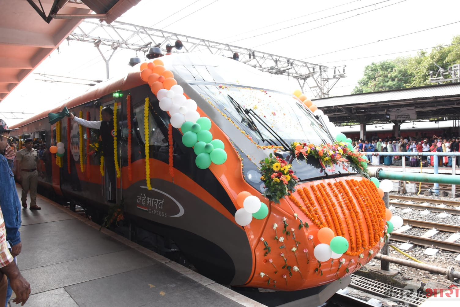 Vande Bharat Express | पुणे- हुबळी वंदे भारत एक्स्प्रेस रेल्वेसेवेचा शुभारंभ!