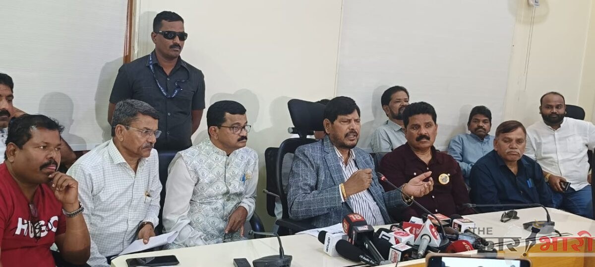 Ramdas Athawale | तर पुण्याचे महापौरपद आऱपीआयला मिळावे – केंद्रीय राज्यमंत्री रामदास आठवले यांची मागणी Ramdas Athawale | तर पुण्याचे महापौरपद आऱपीआयला मिळावे – केंद्रीय राज्यमंत्री रामदास आठवले यांची मागणी