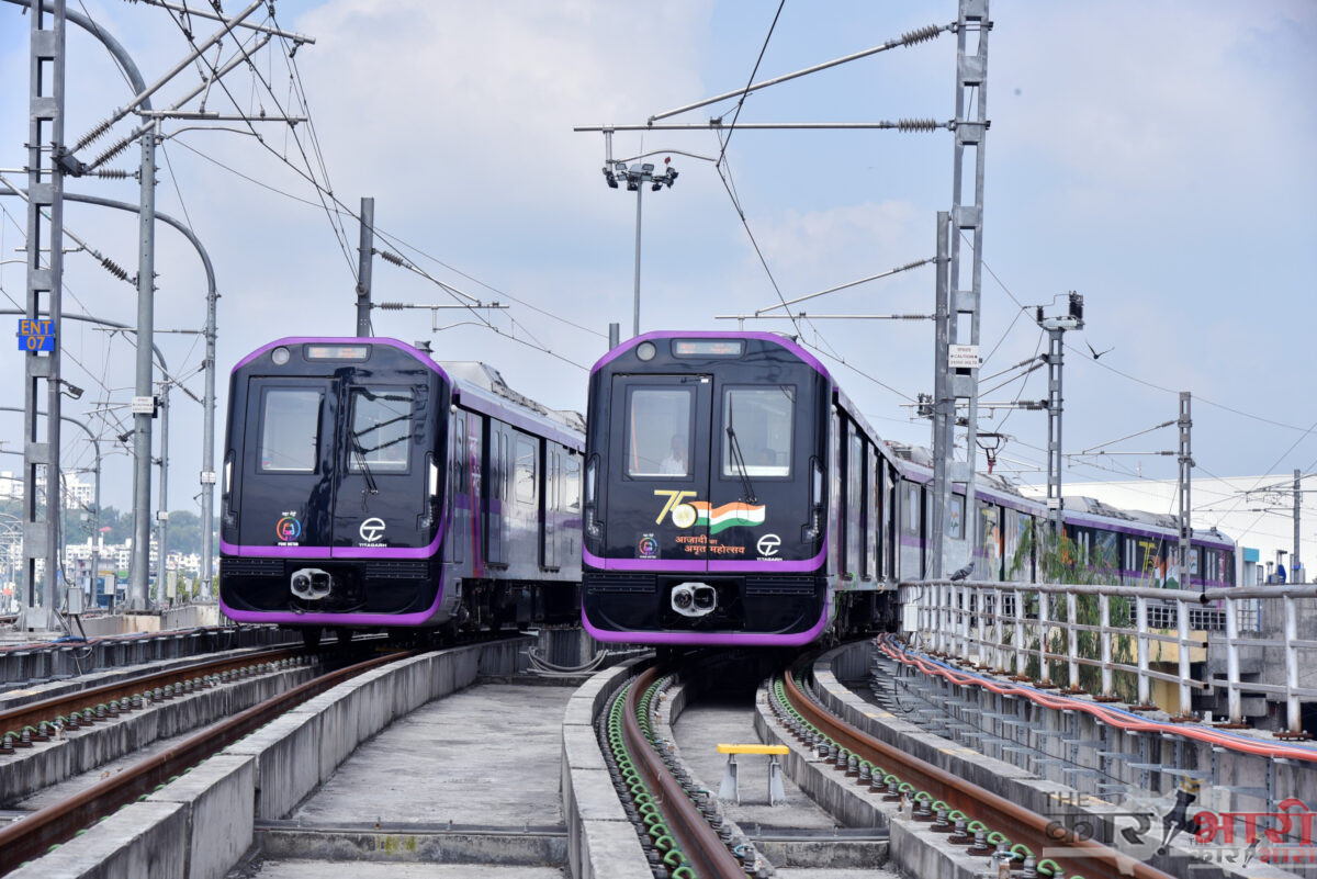 Pune Metro News | पुणे मेट्रोच्या ताफ्यात लवकरच नवीन १२ मेट्रो ट्रेन सेट!