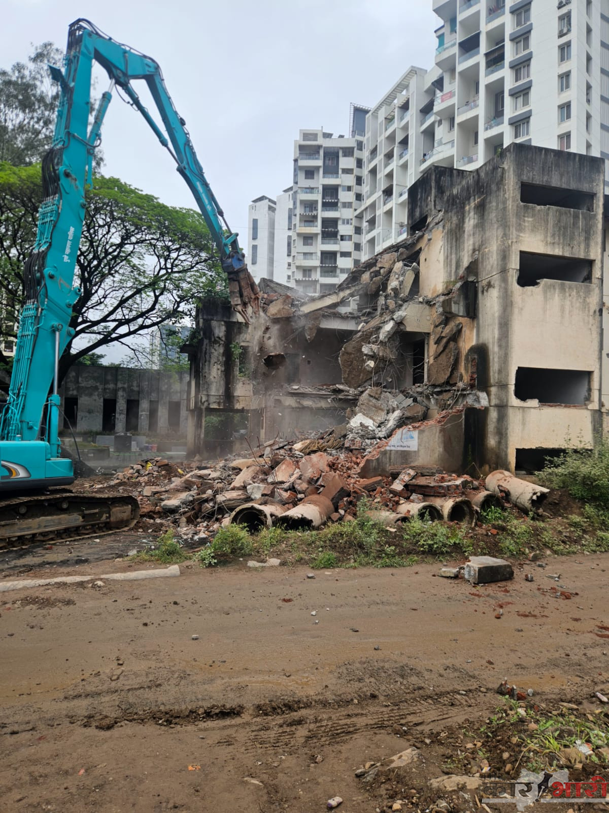 Pune PMC News | बाणेर बालेवाडी परिसरातील अनधिकृत बांधकामावर कारवाई  | 14650 चौ.फूट विनापरवाना  बांधकाम हटवले