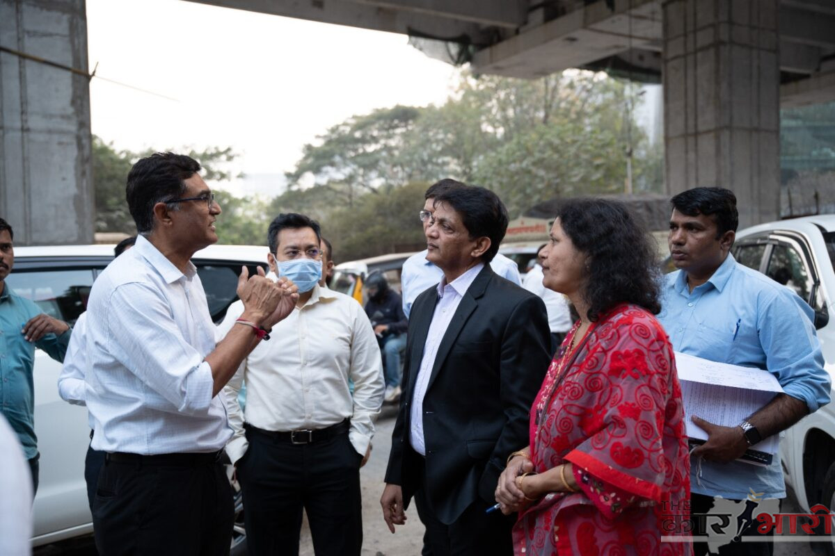 Pune Double Decker Bridge |  विद्यापीठ चौकातील डबल डेकर पूल व माण–हिंजवडी मेट्रो प्रकल्पांची महानगर आयुक्तांकडून पाहणी