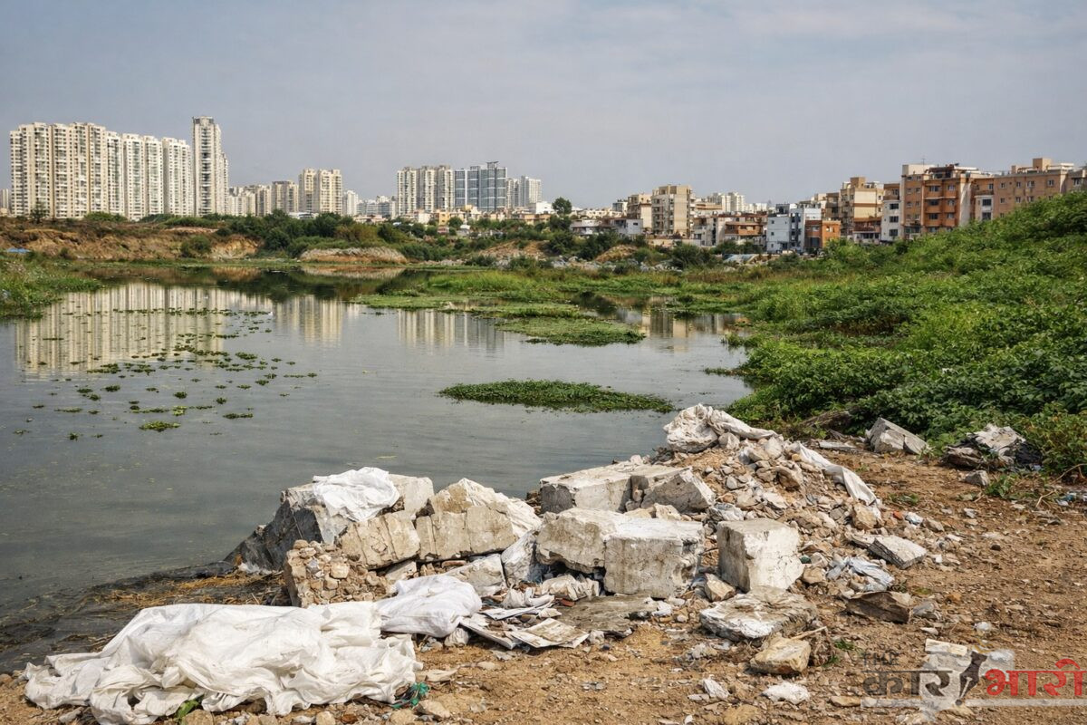 Pramod Nana Bhangire | केशवनगर नदीपात्रात अवैध मलबा टाकण्याचा प्रकार गंभीर; तात्काळ फौजदारी कारवाईची शिवसेनेची मागणी