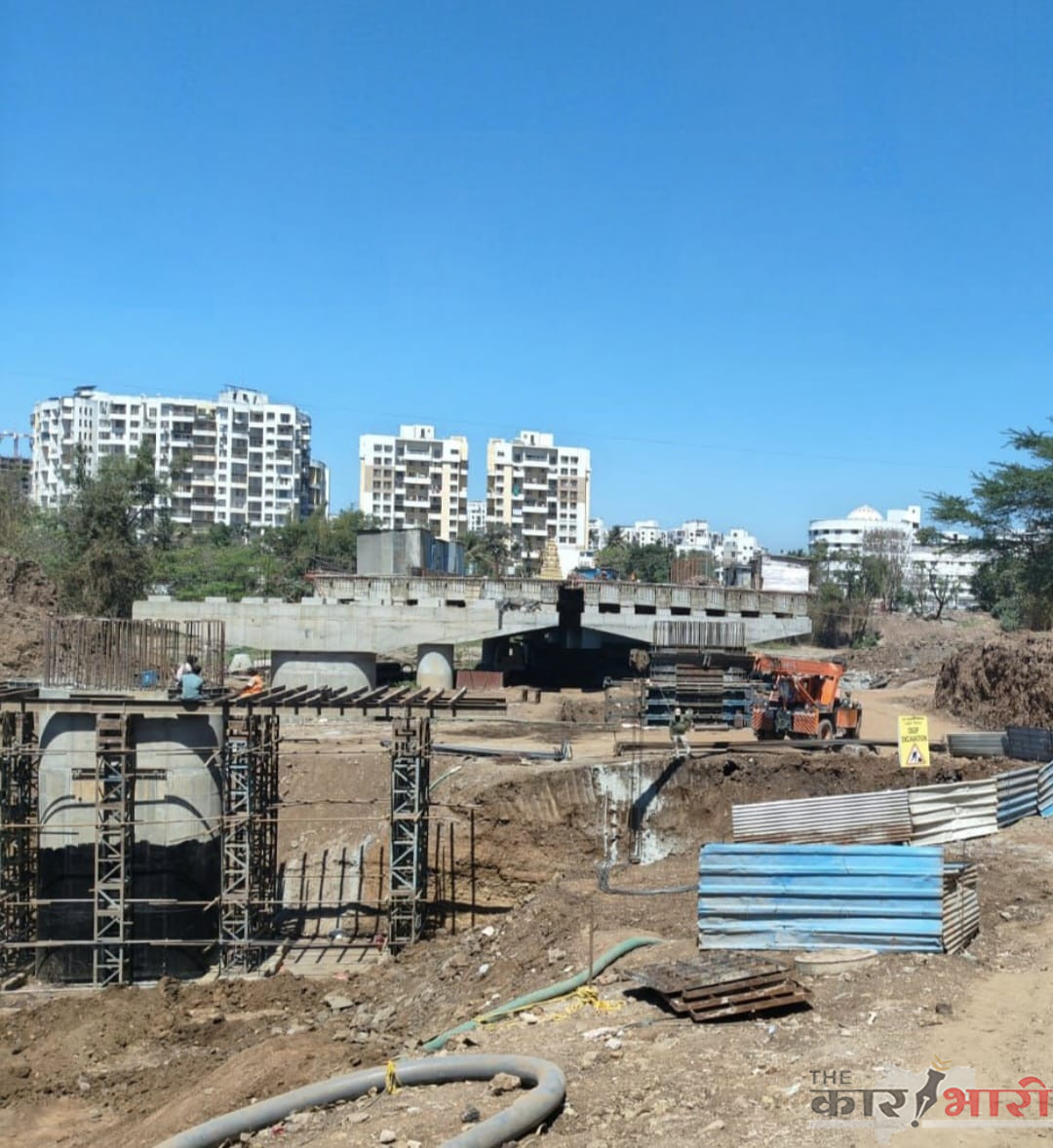 Sun city to warje Bridge | सनसिटी ते वारजे हा मुठा नदीवरील पूल मे अखेर चालू करण्याचे नियोजन | महापौर आणि प्रशासनाकडून पुलाच्या कामाची पाहणी Sun city to warje Bridge | सनसिटी ते वारजे हा मुठा नदीवरील पूल मे अखेर चालू करण्याचे नियोजन | महापौर आणि प्रशासनाकडून पुलाच्या कामाची पाहणी