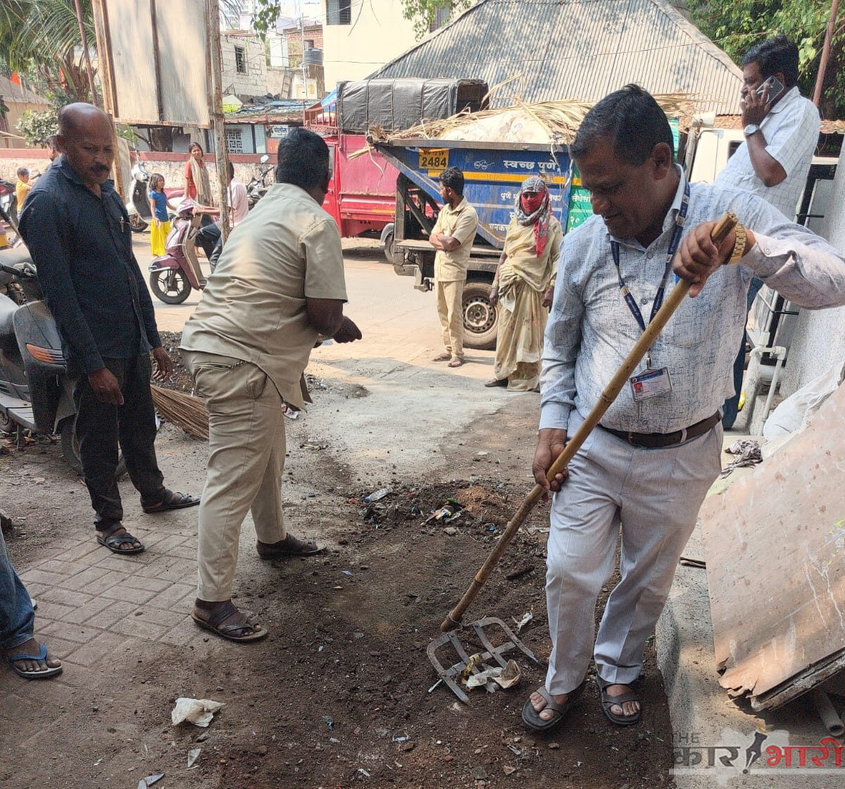 Kothrud Bavdhan Ward Office | शास्त्री नगर परिसरातील नवभूमी चौक परिसरात स्वच्छता अभियान व जनजागृती | कोथरूड बावधन क्षेत्रीय कार्यालयाचा उपक्रम