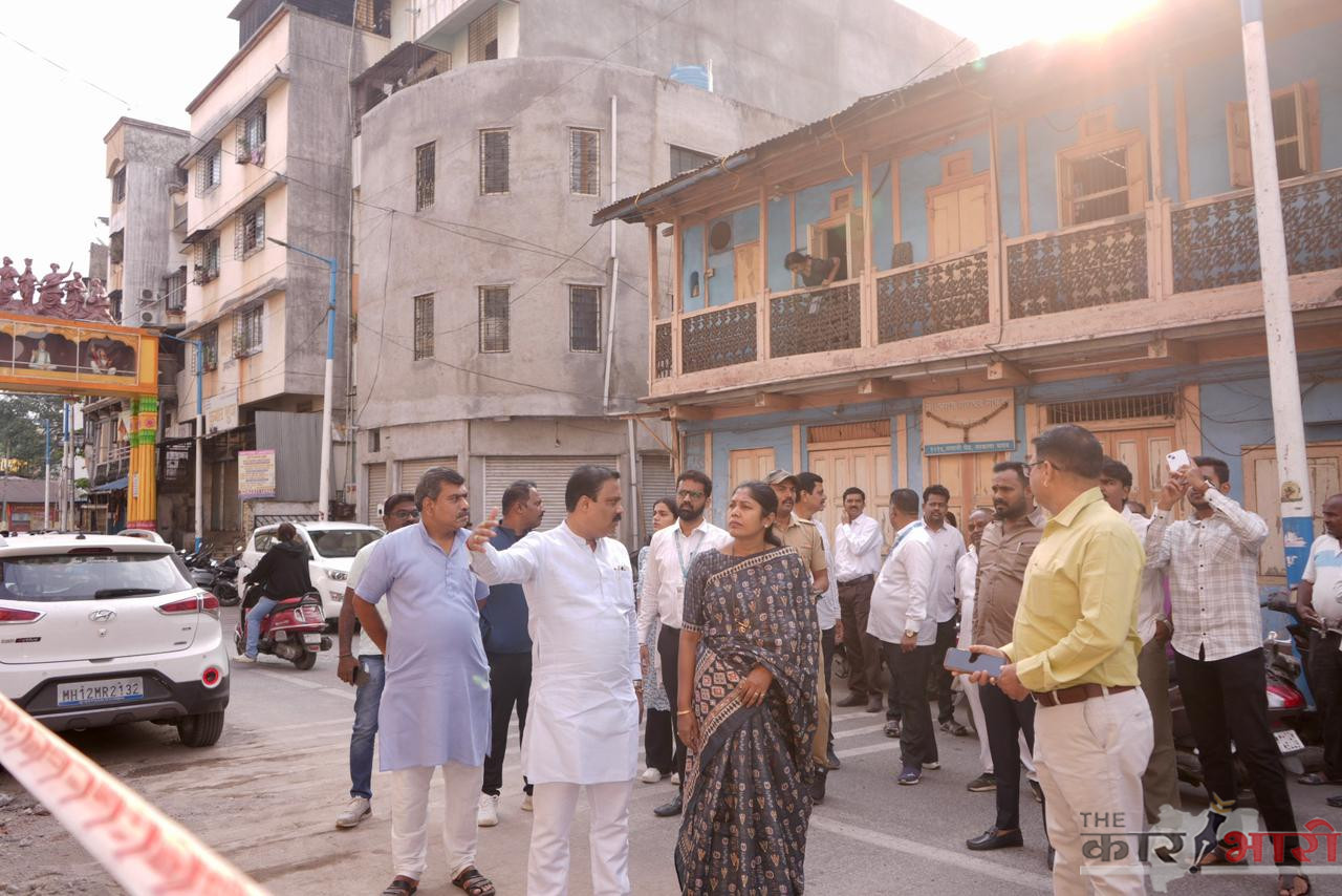 Bhavani Peth Palkhi | भवानी पेठ पालखी मुक्काम स्थळाच्या सोयी-सुविधांची पाहणी संपन्न; प्रशासकीय सज्जतेवर भर
