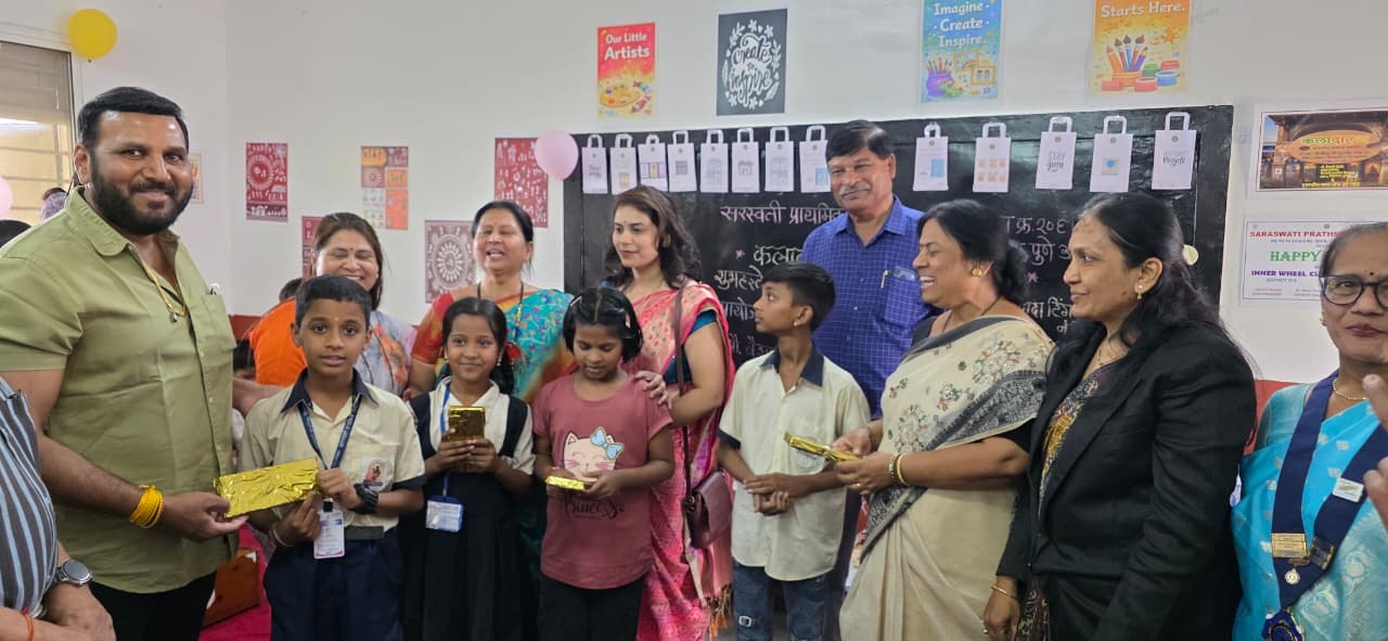 PMC Ward 2 | विद्यार्थ्यांना मिळणार आधुनिक, तंत्रज्ञानावर आधारित शिक्षणाचे धडे – प्रभाग क्रमांक दोन मधील सरस्वती प्राथमिक विद्यालयात कलादालन आणि डिजिटल लॅबचे उद्घाटन