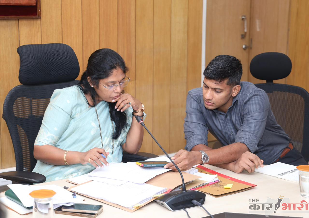 Mayor Manjusha Nagpure | महापौर मंजुषा नागपुरे यांच्या अध्यक्षतेखाली प्रशासकीय आढावा बैठक संपन्न | कामे वेळत पूर्ण करण्याचे आदेश